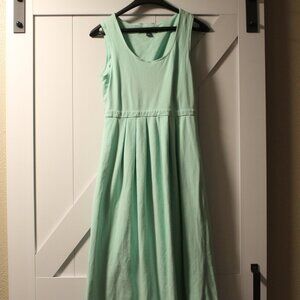 CHADWICK MINT GREEN MIDI BRA TOP DRESS EMPIRE WAIST S EUC